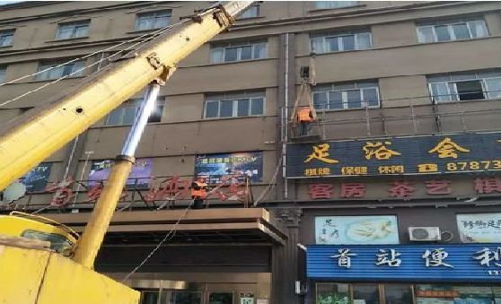 南充安装较高的门店招牌有什么好的方法？